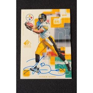 1999 SP Signature Edition On Card Auto Upper Deck Signatures Hines Ward #HW (AU)